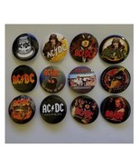 ACDC Pinback Buttons: Music Band Badges, Set of 12 (1.25&quot;) - $30.80 CAD