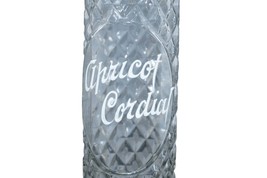c1880 Antique Back Bar Bottle Apricot Cordial Mold Blown Tooled lip - £193.31 GBP