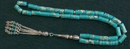 Prayer Worry Beads Komboloi Snake Skin Jasper &amp; Sterling Silver - £128.20 GBP