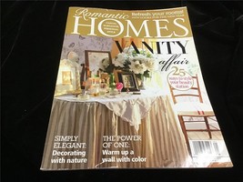Romantic Homes Magazine January 2014 Vanity Affair - £9.39 GBP