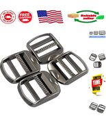 10 pcs Heavy-Duty Gunmetal Ladder Lock Buckles -  Zinc Alloy Design - $26.56 CAD