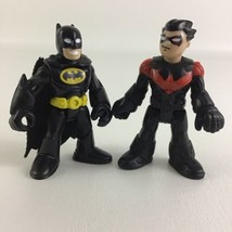 Fisher Price Imaginext DC Super Friends Batman Nightwing Action Figures Lot 29 - £13.36 GBP
