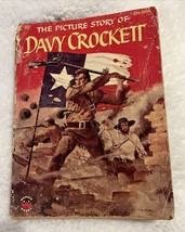 1955 Vtg THE PICTURE STORY OF DAVY CROCKETT Wonder Books Alamo PB printe... - $12.54