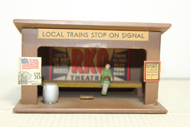 American Flyer Mini-Craft #271 Whistle Stop Waiting Room Stand Building - £31.64 GBP