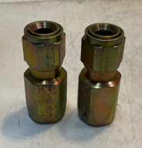 2 Qty of Parker 1/2 R5-10 | SAE JIC | PX8D Hydraulic Hose Fittings (2 Qty) - $29.99