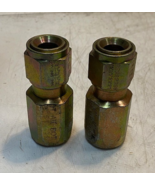 2 Qty of Parker 1/2 R5-10 | SAE JIC | PX8D Hydraulic Hose Fittings (2 Qty) - $29.99