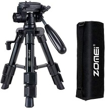 Zomei Travel Table Tripod With 3-Way Pan/Tilt Head 1/4 Inches Quick Release - £32.80 GBP