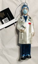 Robert Stanley Christmas Ornament Glass Doctor Physician New w/Tags - £11.07 GBP