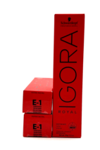 Schwarzkopf Igora Royal Permanent Color Creme E-1 Extrait Cendre 2.1 oz-2 Pack - £18.51 GBP