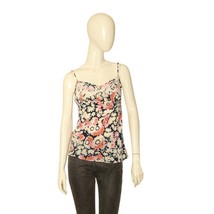 Paul &amp; Joe Floral 100% Silk Multicolor Cami Top Sleeveless Blouse size 2 - $84.15