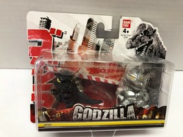 Godzilla Bandai Set Of 2 Mecagodzilla 2 1/2" Figures - $24.75