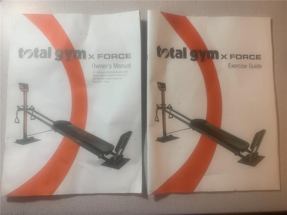 Total Gym XForce Exercise Guide plus Owners Manual - $6.99