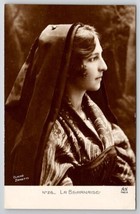 La Bearnaise RPPC Pretty Woman Portrait Cliche Zanetti Alfred Noye Postcard E26 - £11.95 GBP