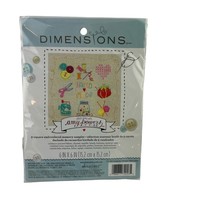 Dimensions Handmade Embroidery Kit 9-Square Memory Sampler Sewing Theme - $407.66 MXN