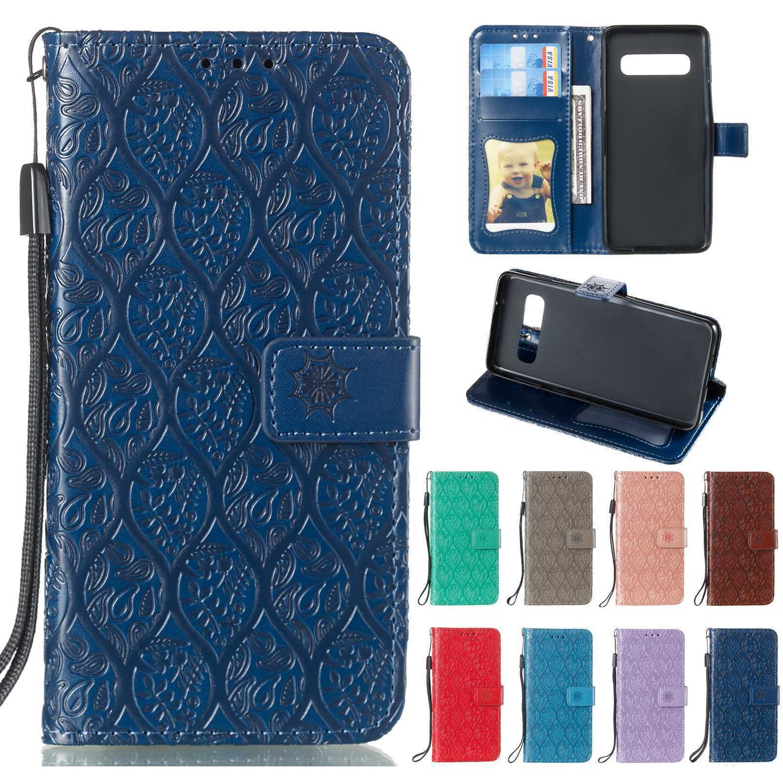Leather Card Stand Wallet Magnet Case Cover For Samsung Galaxy S10/S10e/S10+Plus
