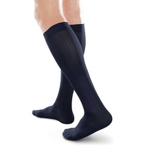 Therafirm Ease Opaque Knee Highs For Men 20-30mmHg (Navy) Small Long - £30.72 GBP