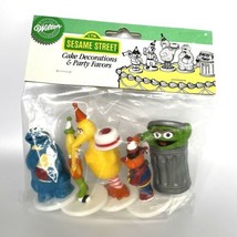 Sesame Street Wilton Cake Toppers Bert, Ernie, Big Bird,Cookie Monster Muppets - £23.73 GBP