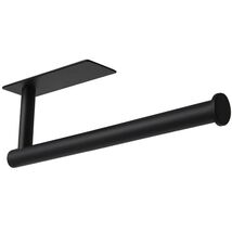 Sleek Matte Black Under Cabinet Paper Towel Holder - Rust-Free Stainless... - $37.57