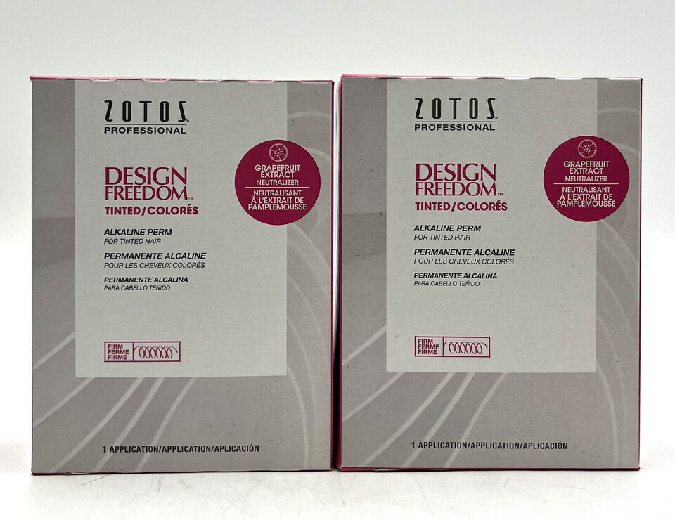 Design Freedom Tinted Color Alkaline Perm For Tinted Hair-2 Pack - $25.82