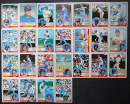 1983 Topps Texas Rangers Team Set of 25 Baseball Cards - £5.49 GBP