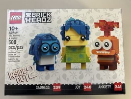 LEGO Disney Brickheadz Inside Out 2 Joy Sadness Anxiety 40749 NEW SEALED - £29.79 GBP