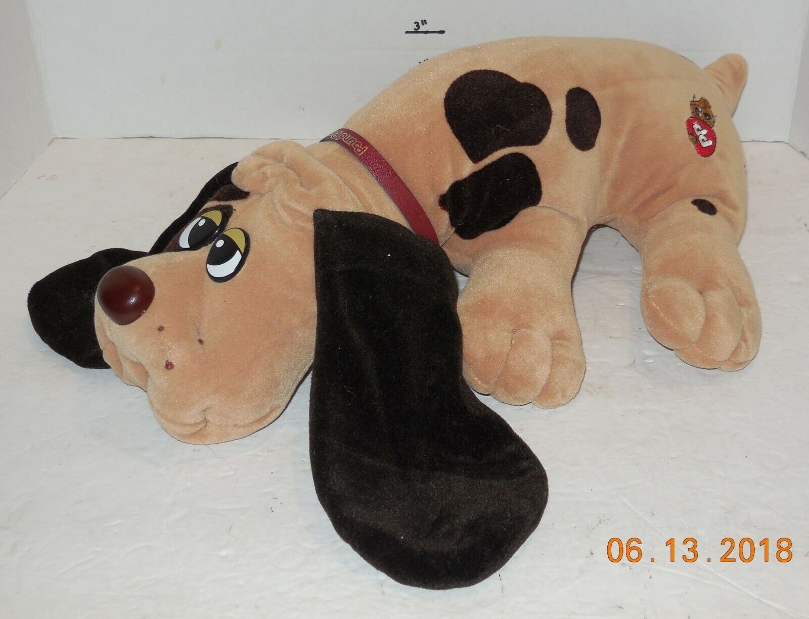 Vintage 1985 Tonka Pound Puppies 18" Plush Tan Dog #7805 K Rare VHTF - $48.27