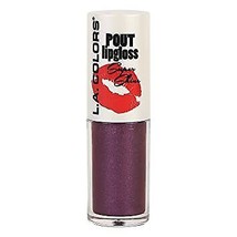 L.A. Colors Pout Super Shine Lip Gloss - Long Wearing - Plum Shade *TANTALIZING* - £1.58 GBP