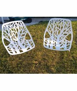 2X Tree Branch Birch Stencil Inside Outside Birds Nest Dining Chairs - W... - $1,874.39 MXN
