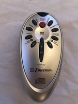 Emerson Cd Player Boom Box Radio Remote Control Oval Gray 10 Button - $6.64