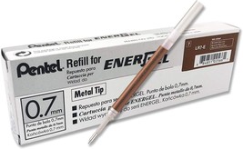 Pentel Refill Ink for EnerGel RTX Retractable Gel Pen 12 Pack, 0.7mm, Me... - £15.91 GBP