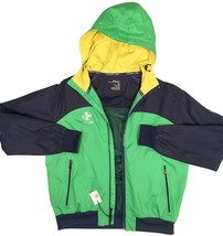 NEW! RLX Ralph Lauren Athletic (Track) Jacket!  Green & Navy  Mesh Lined  Hood - $89.99
