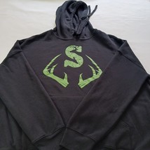 Bella + Canvas Fleece Collection Men's Black Sweatshirt Pullover Hoodie Size XL image 11