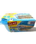 Glad Freezerware Storage Containers Large Rectangle 2 Containers With Lids  - €9,24 EUR
