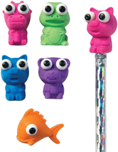 Raymond Geddes Animal Pencil Top Erasers for Kids (Pack of 50) - £13.04 GBP