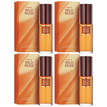 Pack of (4) New Coty Wild Musk By Coty For Women. Cologne Spray 1.5-Ounces - £53.24 GBP