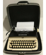 Vtg Durable 1960 SCM Smith Corona Galaxie Portable Typewriter 2 Tone Col... - $146.06 CAD