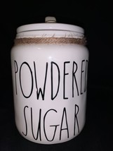 Rae Dunn Artisan Collection Powdered Sugar Canister w/ Lid - £19.32 GBP