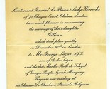 Lieutenant General Sir Brian and Lady Horrocks Daughters Marriage Announ... - $37.58