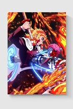 Demon Slayer Rengoku Akaza Anime Manga Poster - High Definition Hd Wall ... - $3.00