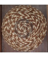 Vintage Crochet Doily 16 Inch Round Tan Brown - $222.74 MXN