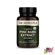 Dr. Mercola Organic Pine Bark Extract with OPCs Dietary Supplement, 30 Servings  - £66.14 GBP