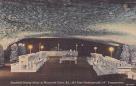 Snowball Dining Room in Mammoth Cave Kentucky KY Postcard D10 - $2.99