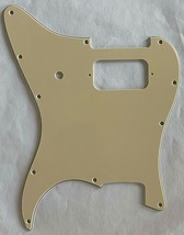 Guitar Pickguard For Fender Stratocaster Start Single Humbucker Vintage Yellow - £8.48 GBP