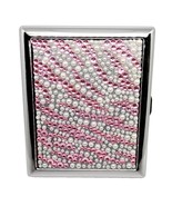 Fujima Pink Handcrafted Zig Zag Pebbled Metal King Size Cigarette Case - €8,48 EUR