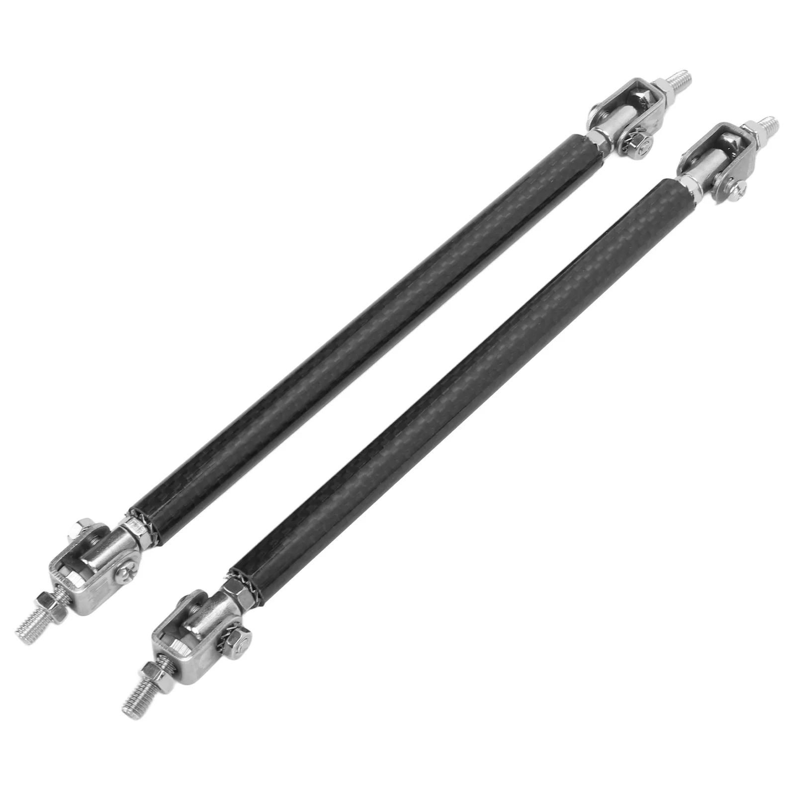 Front Lip Support Bar Bumper Splitter Strut Rod Heavy Duty Stainless Steel   for - $88.17