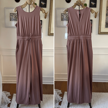 NWT Stylus Mocha Jumpsuit Wide Leg Pockets $74 M - $749.95 MXN