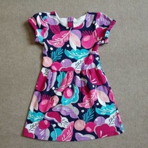 Gymboree Back To Blooms Dress Girls Size 8 Multicolor Short Sleeve Cotton - $19.75