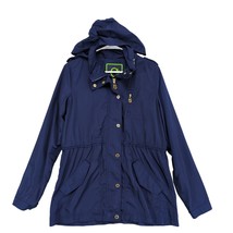 C Wonder Women&#39;s M Navy Full Zip Jacket w/ Hood, Gold Hardware, Coastal ... - $30.00