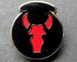 US ARMY 34TH INFANTRY DIVISION LAPEL PIN BADGE 1 INCH RED BULL - $5.64