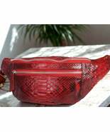 Python Snakeskin Men&#39;s Waist Cross Bag - $175.00